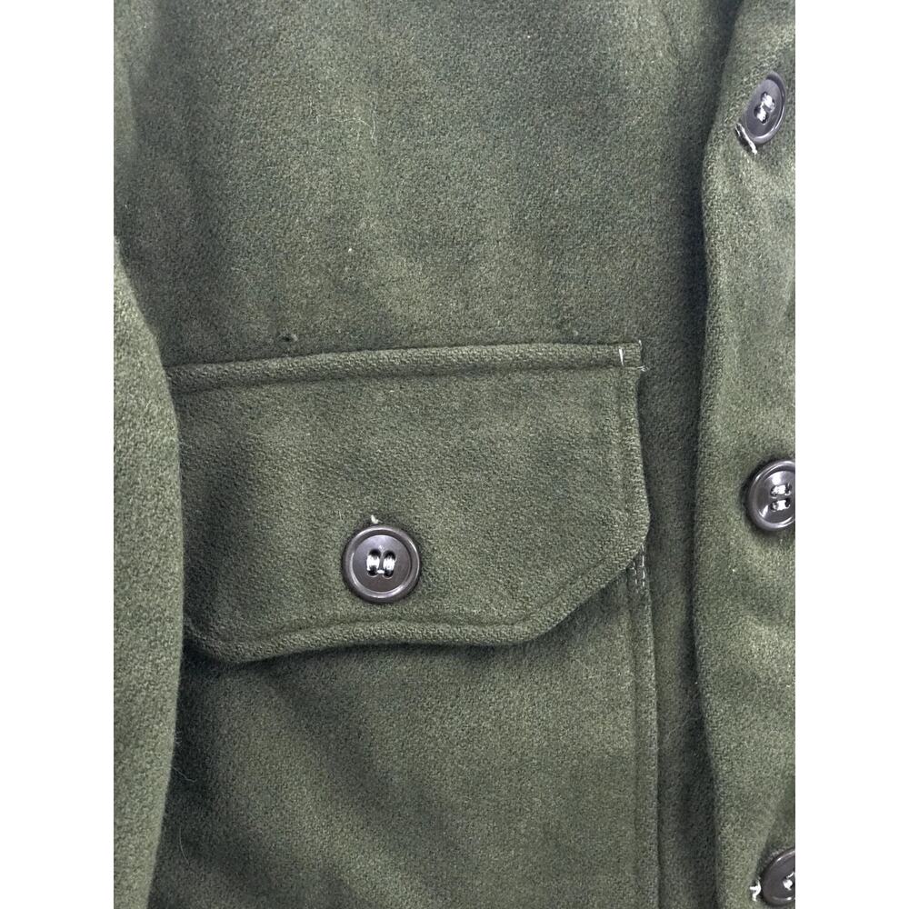 Genuine Usa Army Wool Shirts Overcoat Jacket Combat Uniform Jacket Olive Small View 4